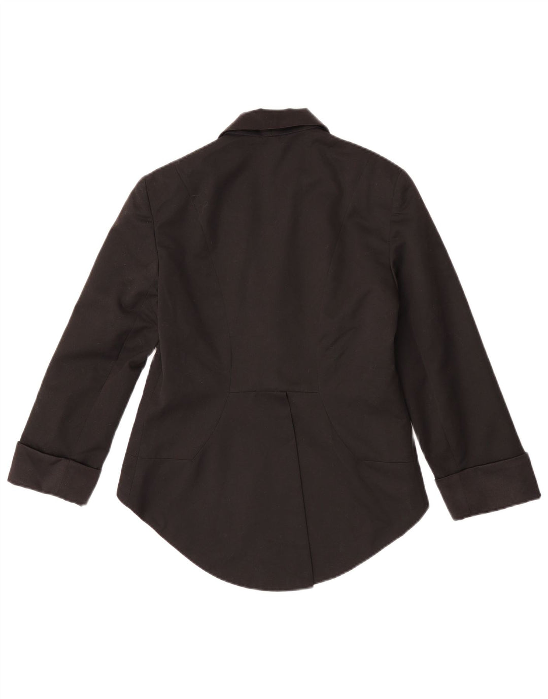 Jaqueta blazer feminina Topshop manga 3/4 Reino Unido 12 médio preto