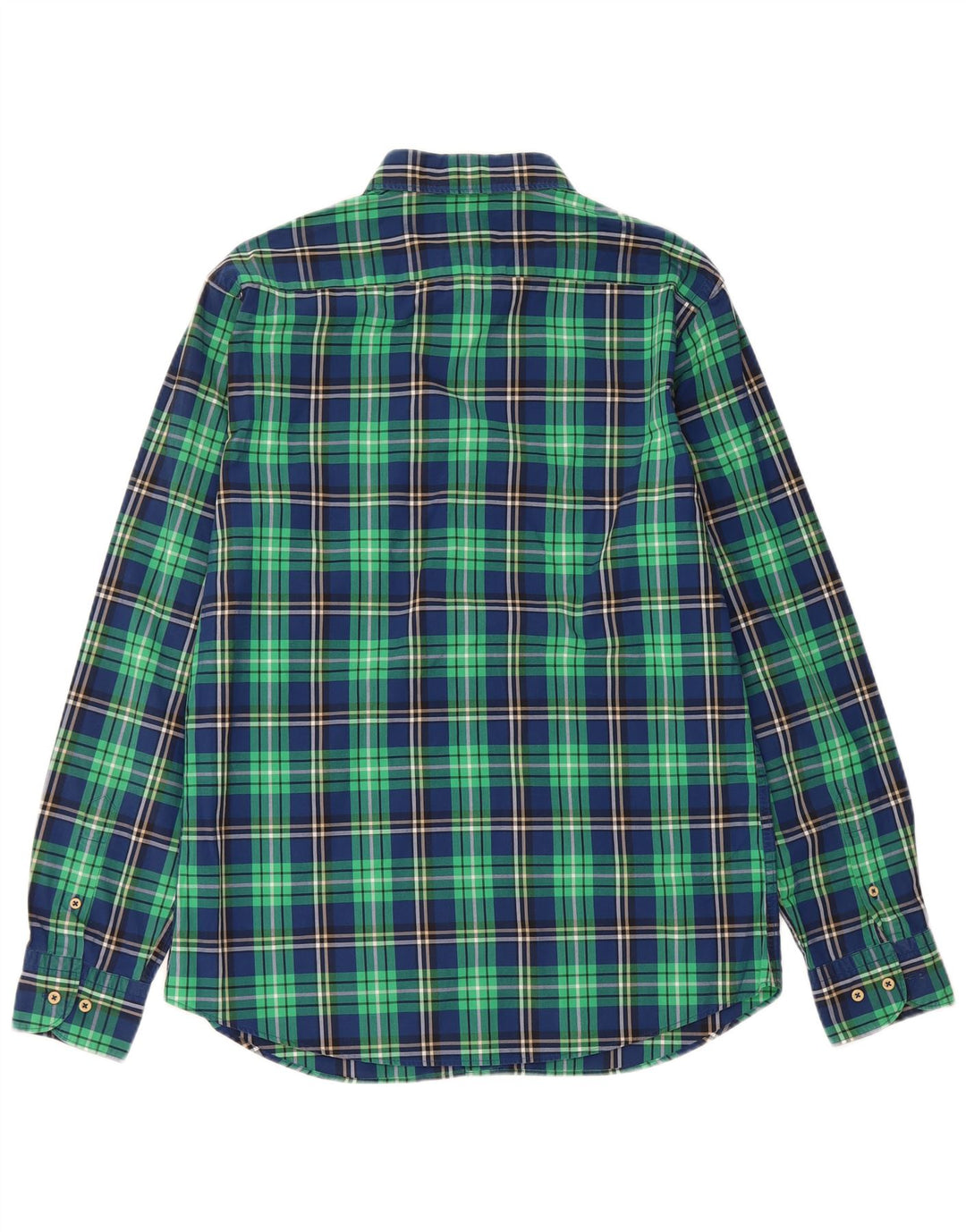 Camisa masculina Massimo Dutti xadrez verde médio