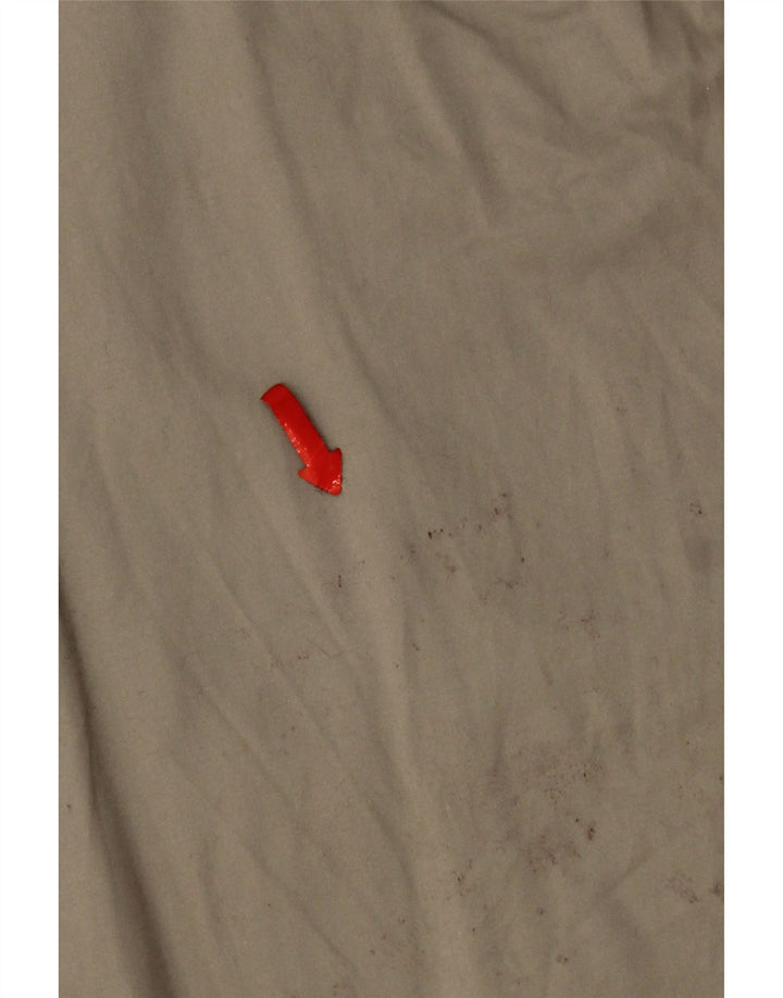 Vestido feminino Benetton sem mangas com bainha UK 12 médio cáqui