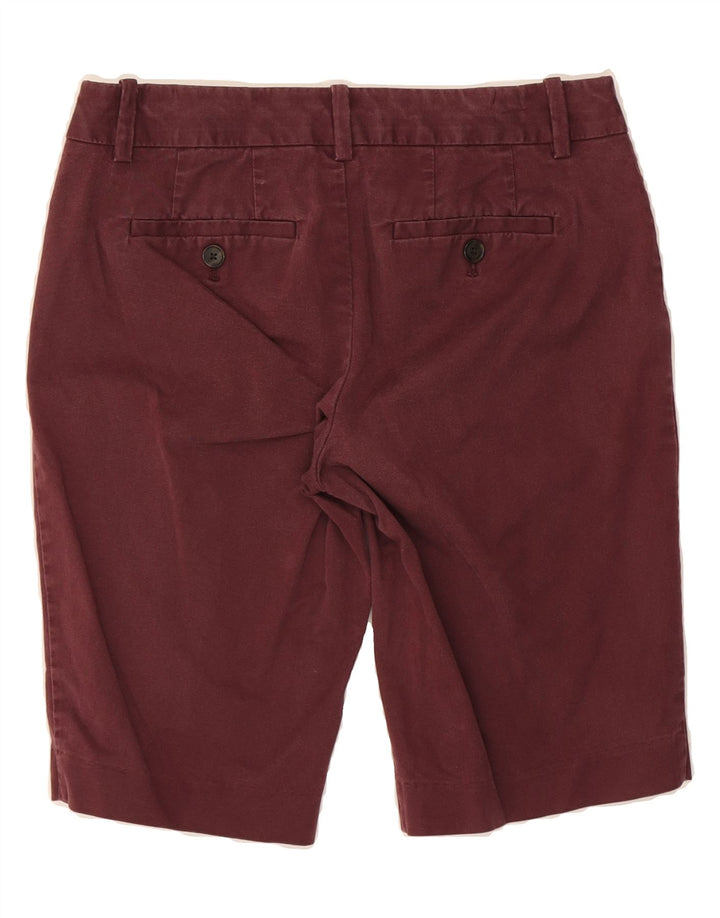 EDDIE BAUER Womens Chino Shorts US 2 XS W28  Maroon Cotton Vintage Eddie Bauer and Second-Hand Eddie Bauer from Messina Hembry 