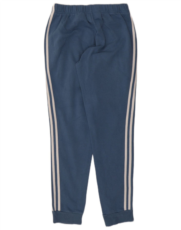 Adidas Mens Treino Calças Joggers Pequeno Azul Algodão