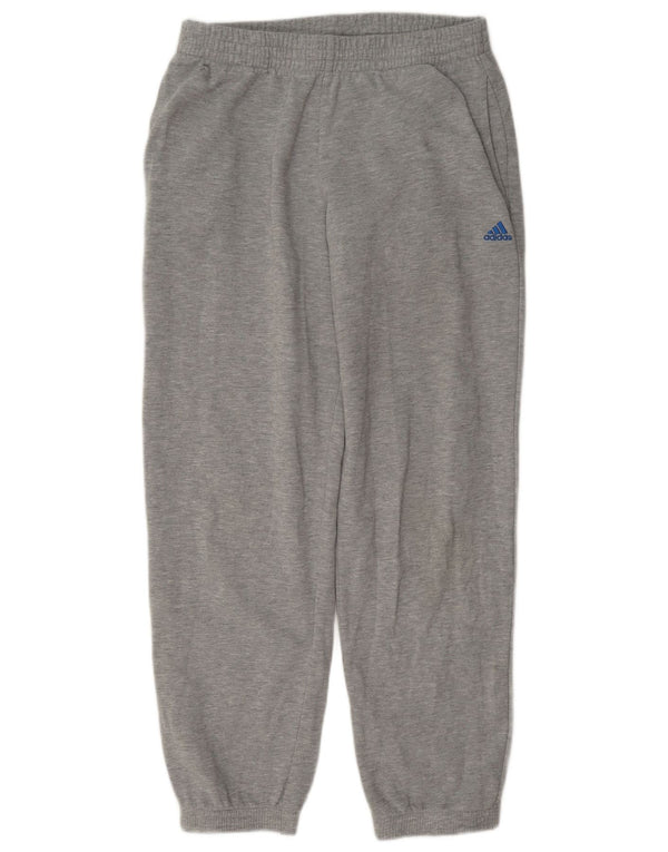 Calça de treino masculina Adidas Joggers cinza médio algodão
