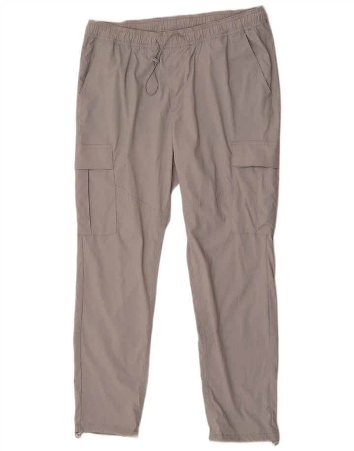 Calça de treino masculina Jack & Jones Cargo XL cinza nylon