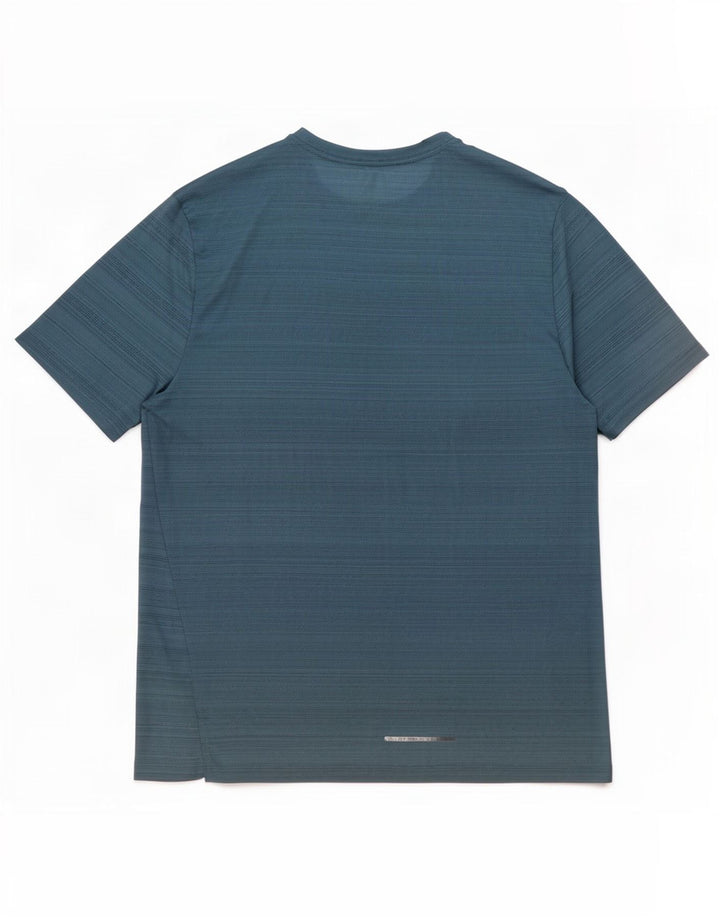 Camiseta masculina Nike Dri Fit grande poliéster manchado azul