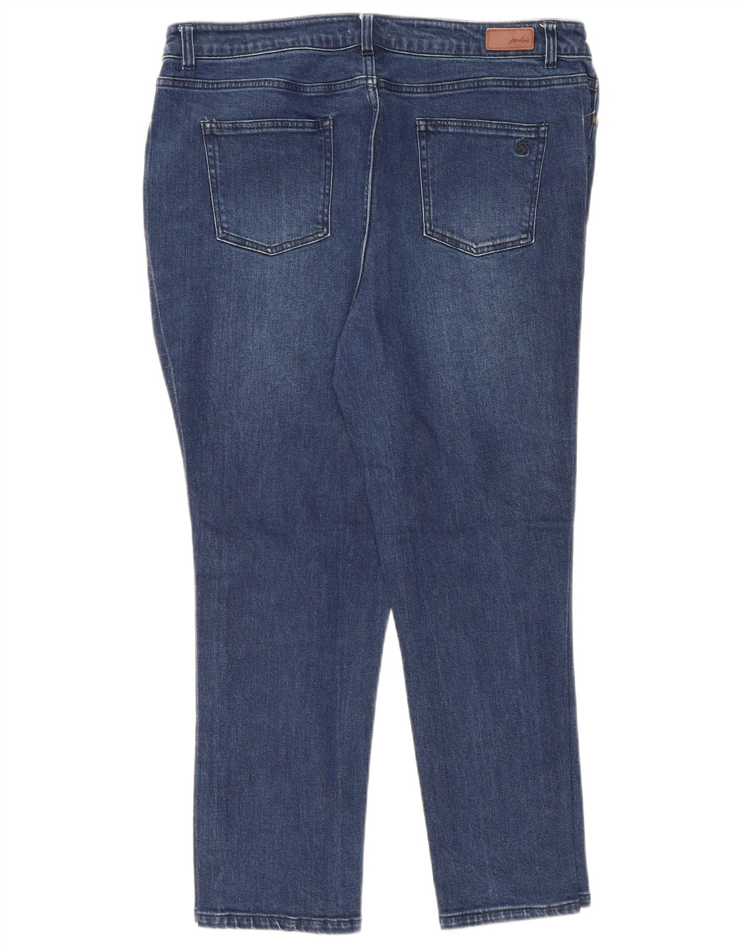 JOULES Jeans retos femininos W36 L26 algodão azul