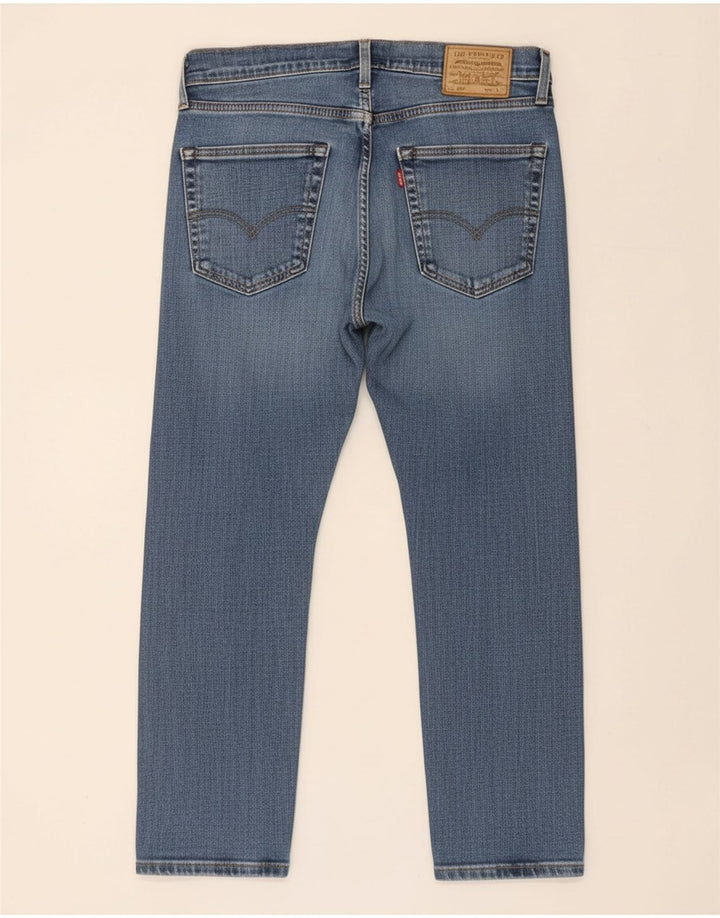 LEVI'S Masculino 502 Tapered Jeans W30 L25 Azul Algodão