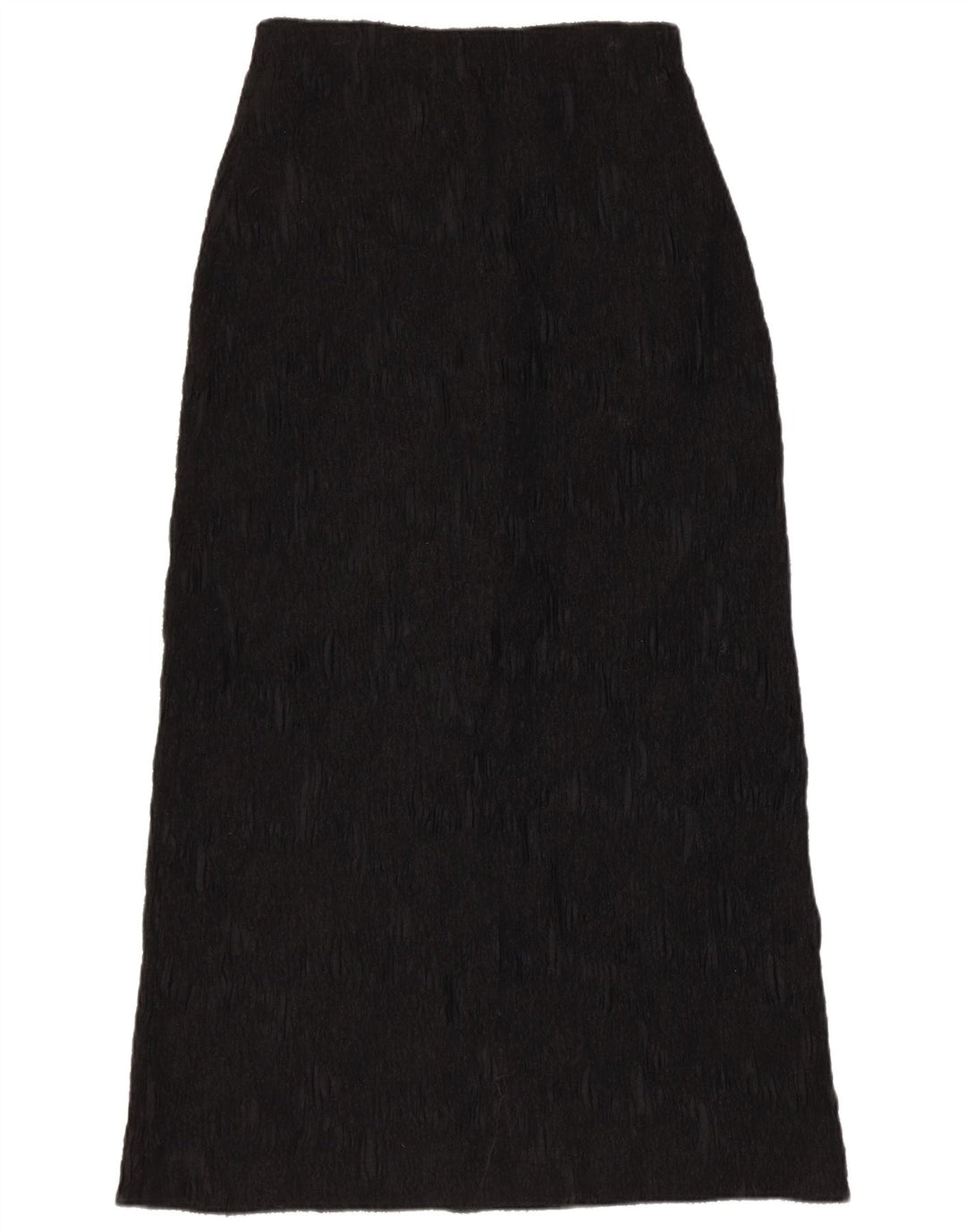 Saia maxi feminina Sylvia Heise Reino Unido 12 médio W28 viscose preta