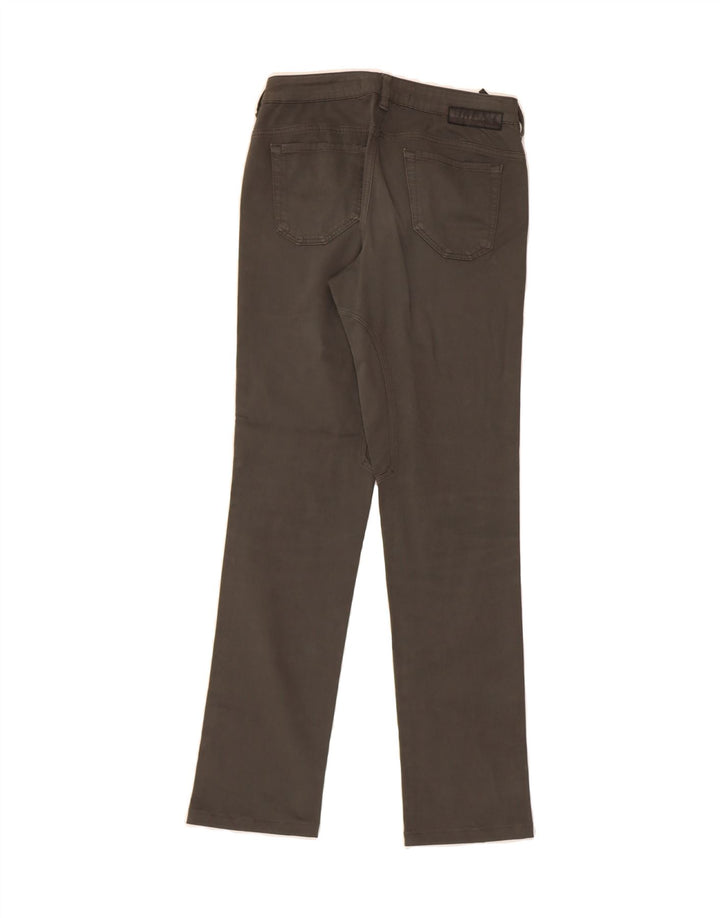 SIVIGLIA Womens Slim Casual Trousers W29 L30 Grey Cotton Vintage SIVIGLIA and Second-Hand SIVIGLIA from Messina Hembry 