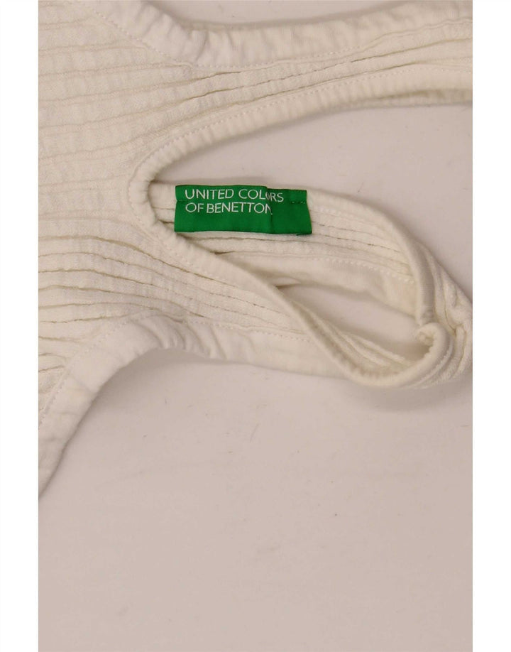 Top Cami Mulher Benetton UK 6 XS Branco