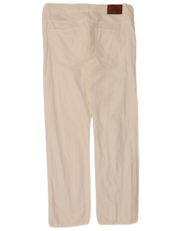 Gant masculino Tyler cintura baixa regular ajuste jeans reto W36 L32 algodão branco