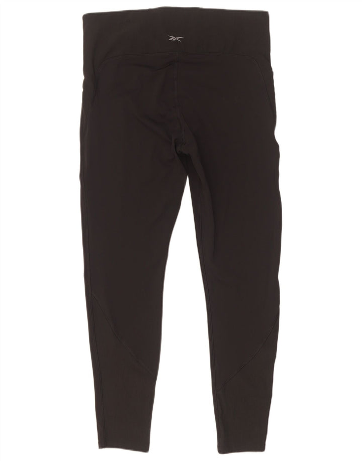 Leggings Reebok Speedwick Feminina UK 14 Grande Preto Poliamida