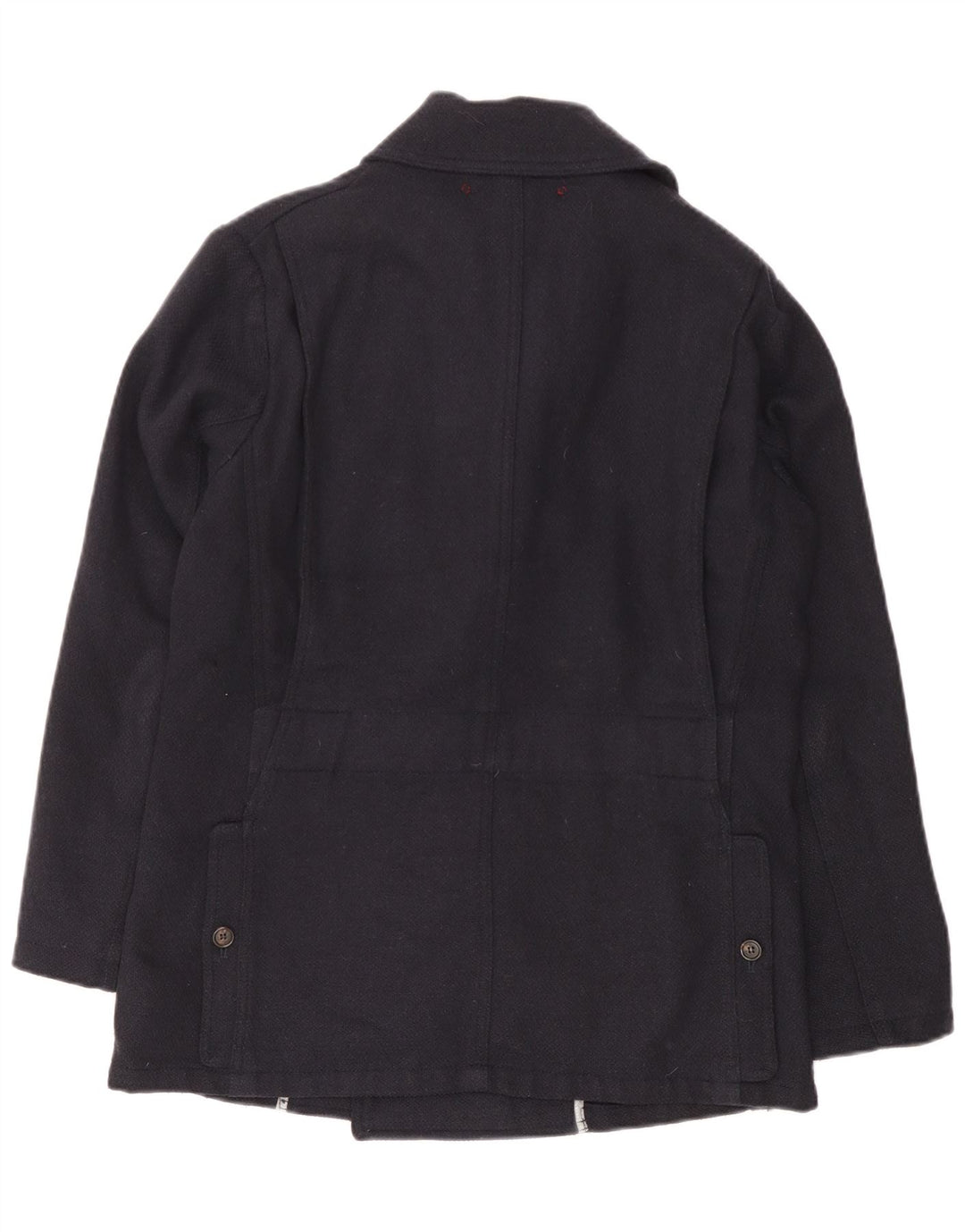 Casaco masculino Montedoro Pea IT 48 lã azul marinho médio