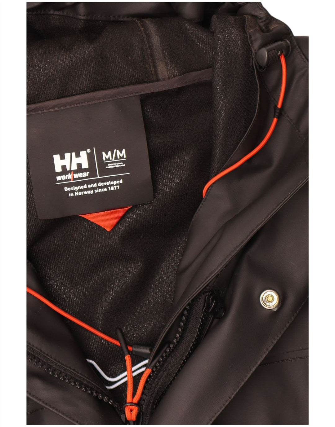 Jaqueta masculina de couro sintético com capuz Helly Hansen Reino Unido 38 polivinil preto médio