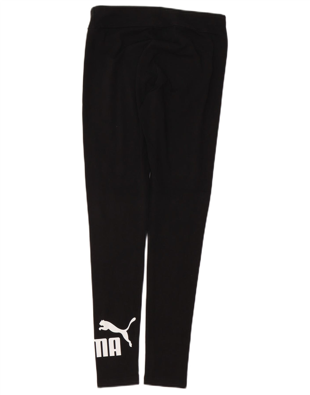 Leggings PUMA Feminino UK 10 Pequeno Algodão Preto
