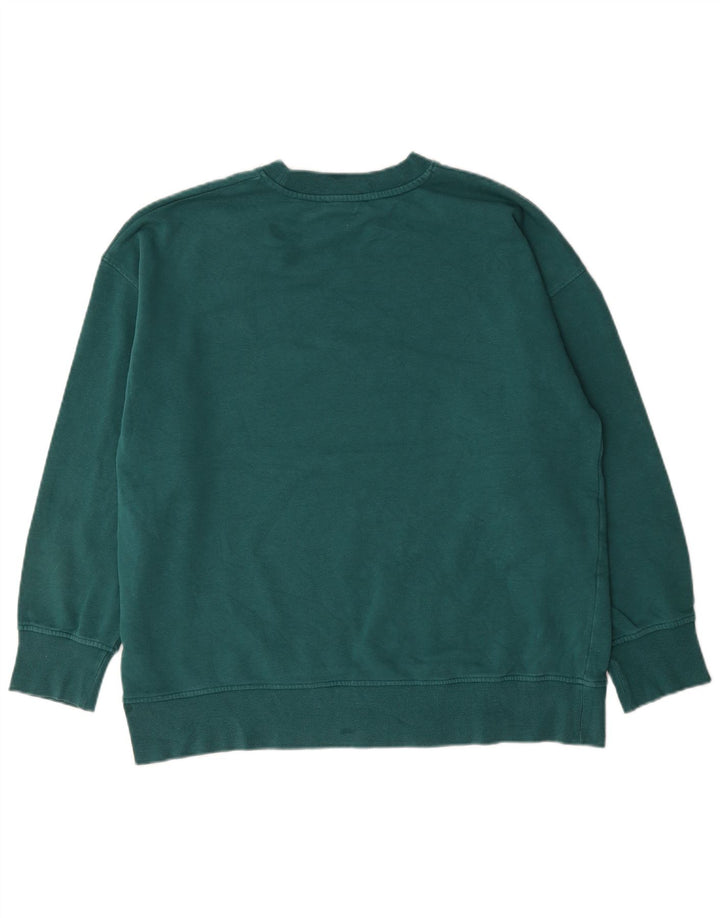 Zara moletom masculino jumper médio algodão verde