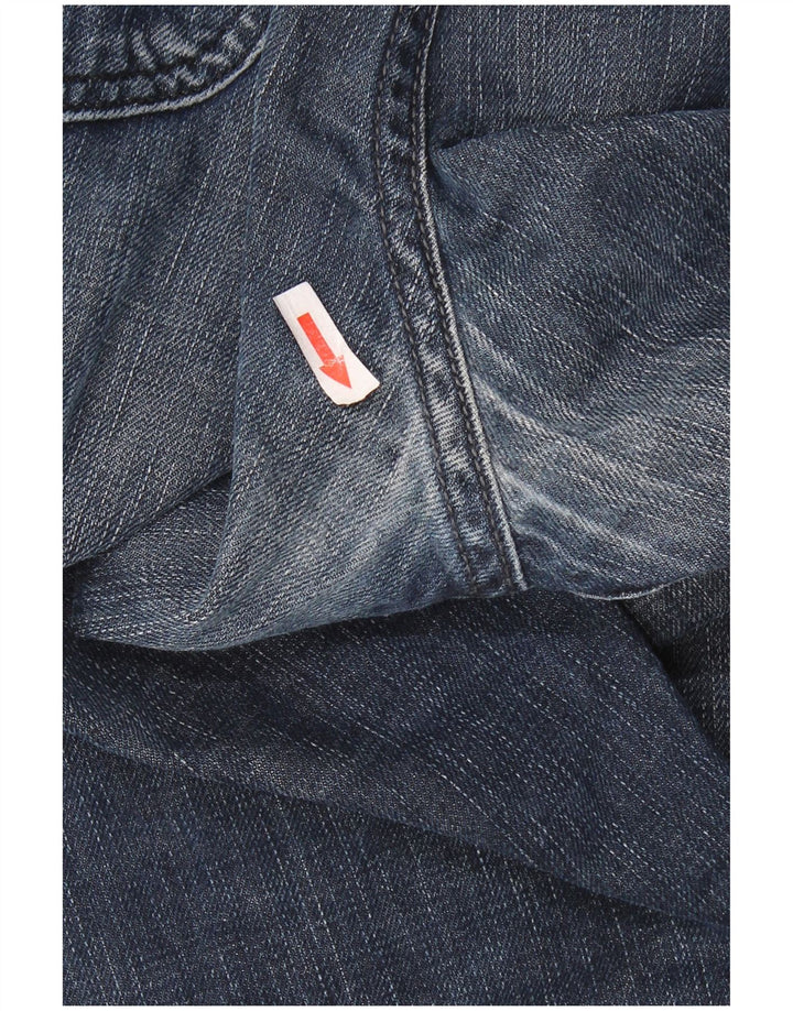 LEE Masculino Daren Straight Jeans W36 L34 Azul Algodão