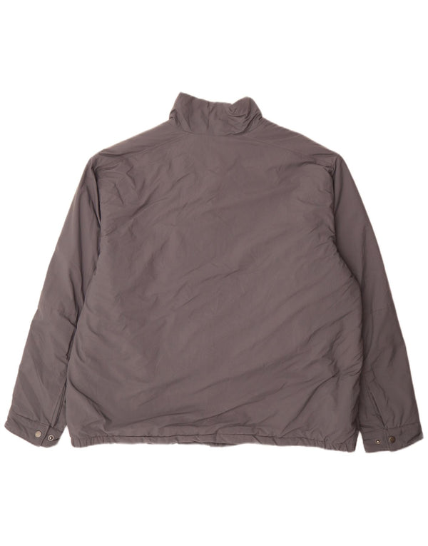 Jaqueta corta-vento masculina Columbia UK 44 2XL cinza nylon