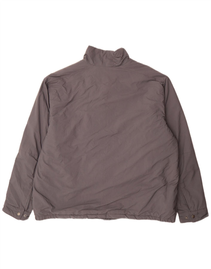 Jaqueta corta-vento masculina Columbia UK 44 2XL cinza nylon