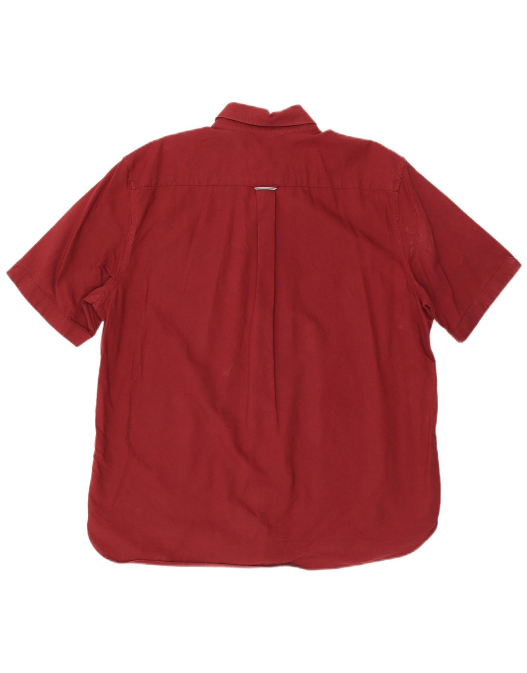 Camisa masculina de manga curta Fred Perry XL marrom algodão