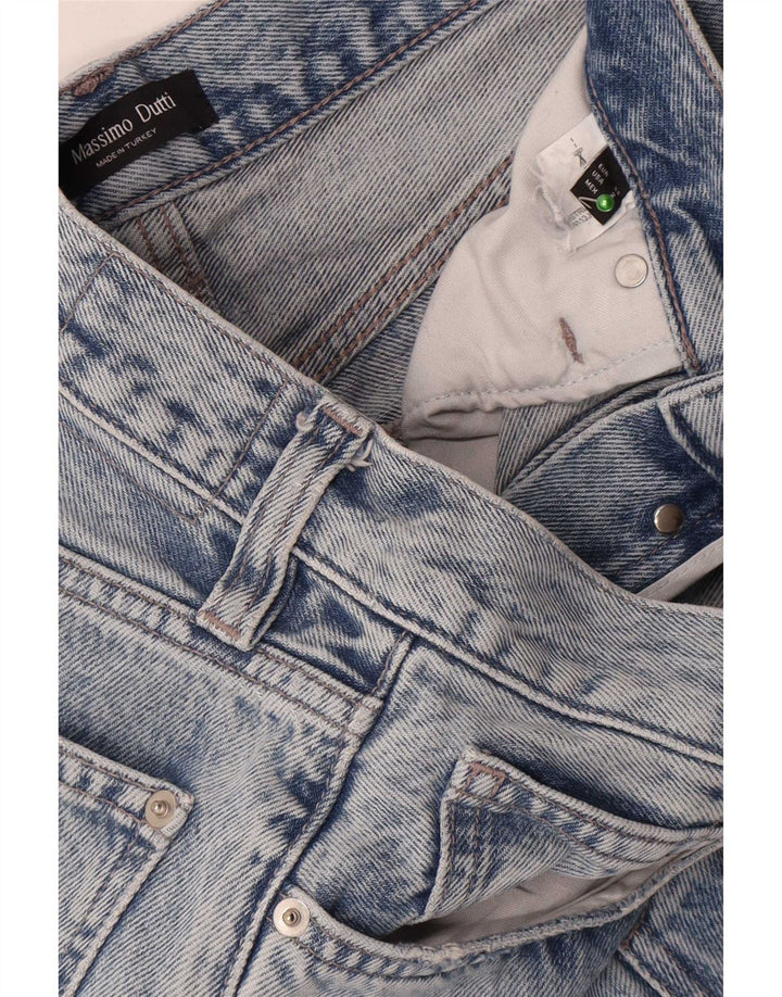 Jeans retos femininos Massimo Dutti EU 34 2XS W24 L31 azul