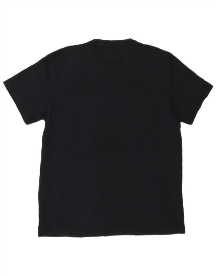 Camiseta masculina Paul Smith com estampa gráfica de algodão preto médio