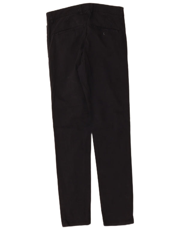 Zara Mens Slim Chino Calças EU 36 XS W29 L31 Azul Marinho Algodão