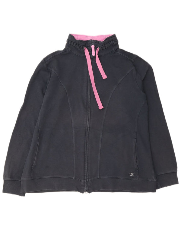 Jaqueta feminina Champion Easy Fit para treino UK 14 algodão azul marinho médio