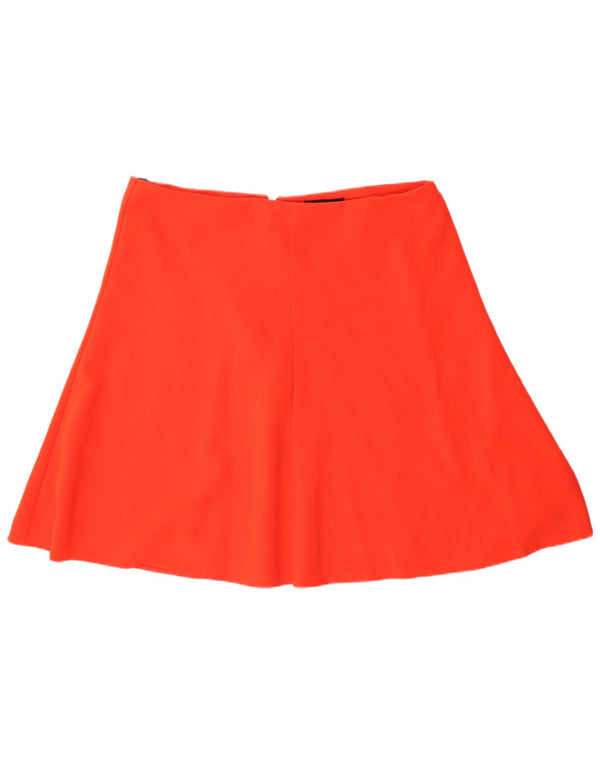 Saia feminina Marks & Spencer UK 18 XL W38 laranja viscose