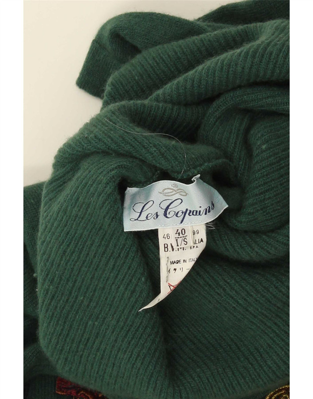 Vestido feminino Les Copains com estampa oversized IT 40 pequeno verde