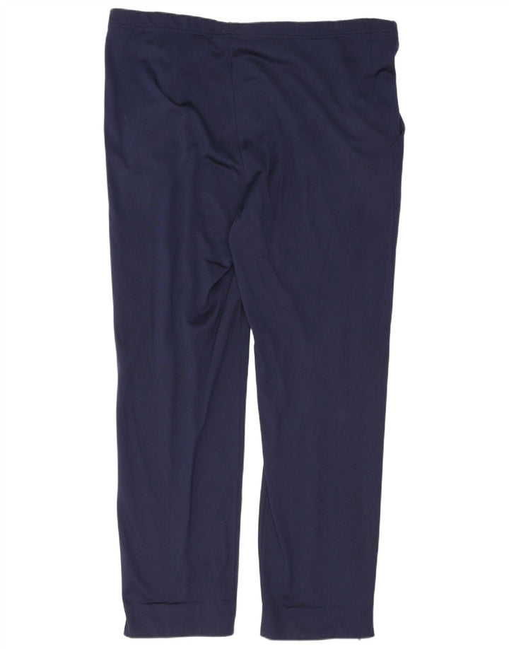 Calça de treino masculina Sergio Tacchini IT 52 XL azul marinho poliamida