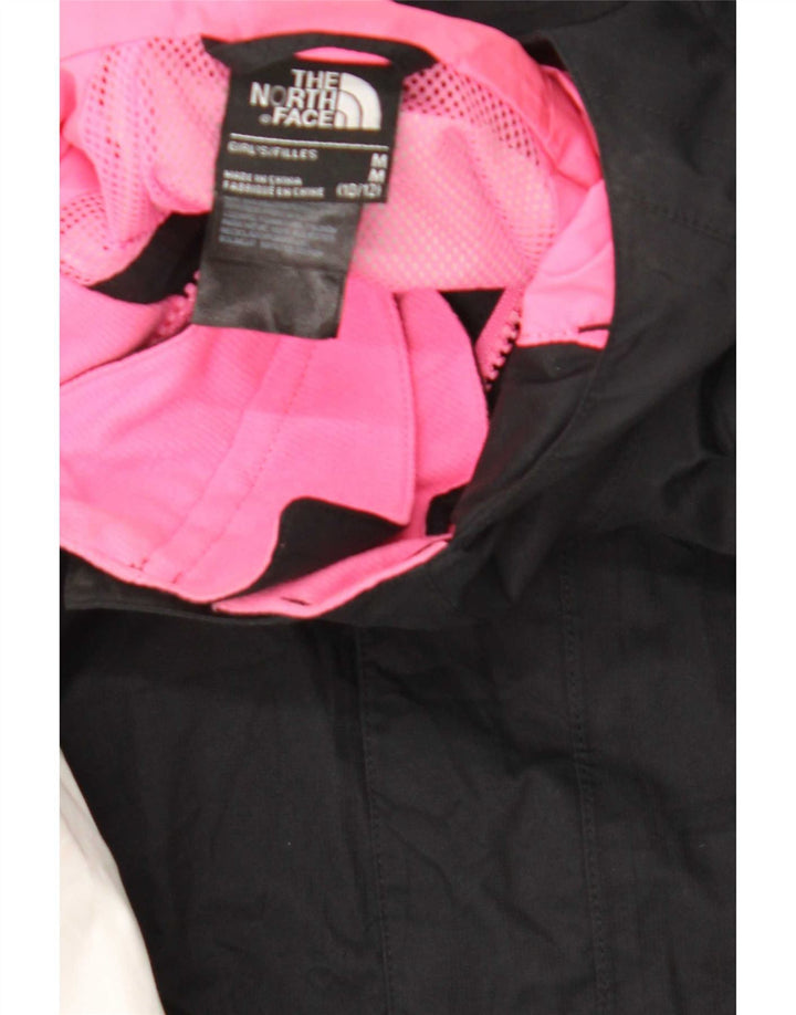 Casaco corta-vento The North Face Girls 10-11 anos médio preto