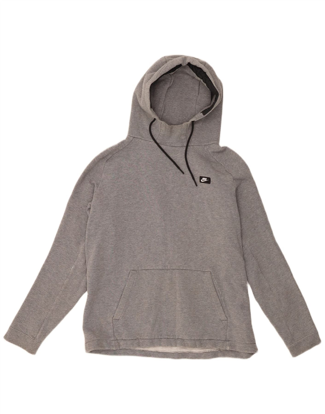 Jumper com capuz masculino Nike grande algodão cinza