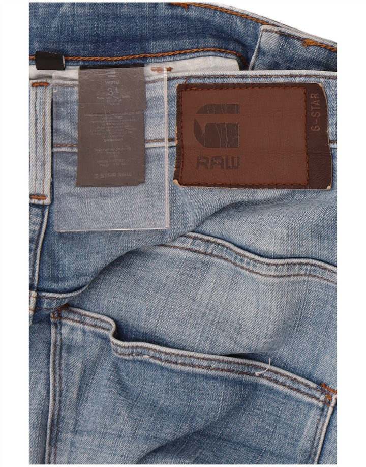 Shorts jeans masculino G-Star W34 grande algodão azul