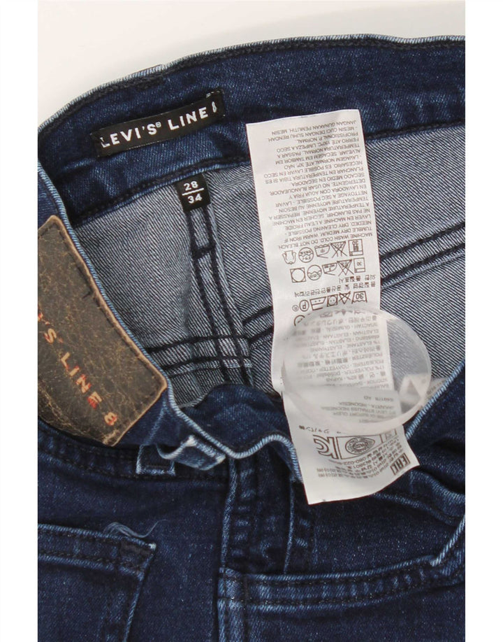 Jeans skinny masculino Levi's W28 L34 azul algodão