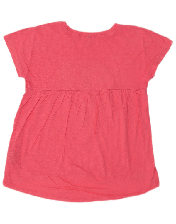 Camiseta Benetton Menina 10-11 Anos XL Algodão Rosa