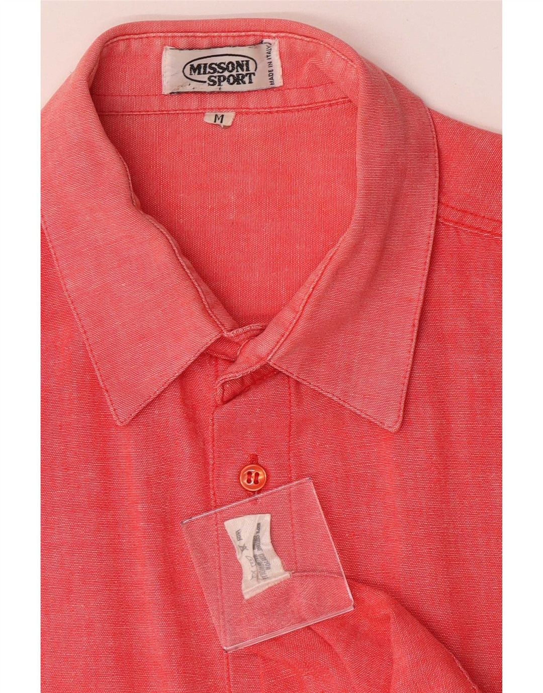 Camisa masculina Missoni Sport médio rosa algodão