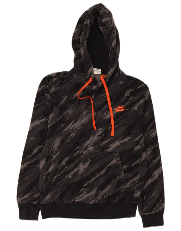 Nike Mens Hoodie Jumper XS Cinza Camuflagem Algodão