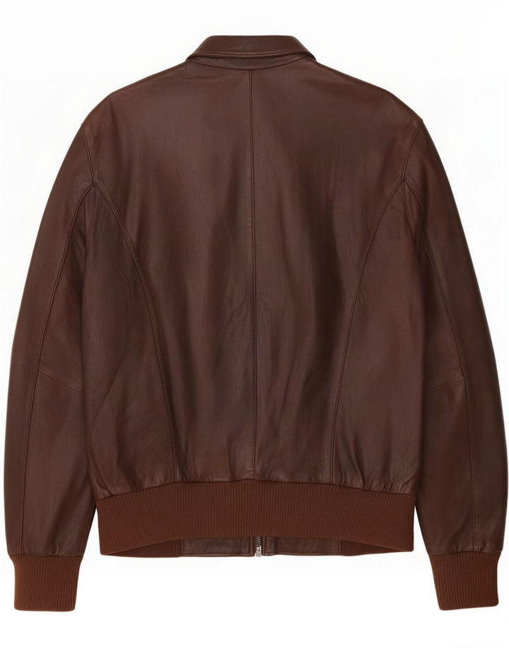 Jaqueta de couro masculina Conbipel IT 48 marrom médio