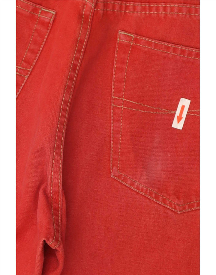 Calça jeans reta masculina Henry Cottons W31 L27 vermelha