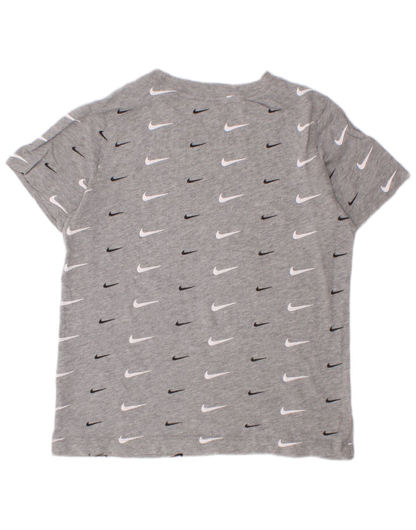 Camiseta Nike Boys Graphic Top 6-7 Anos XS Cinza Algodão
