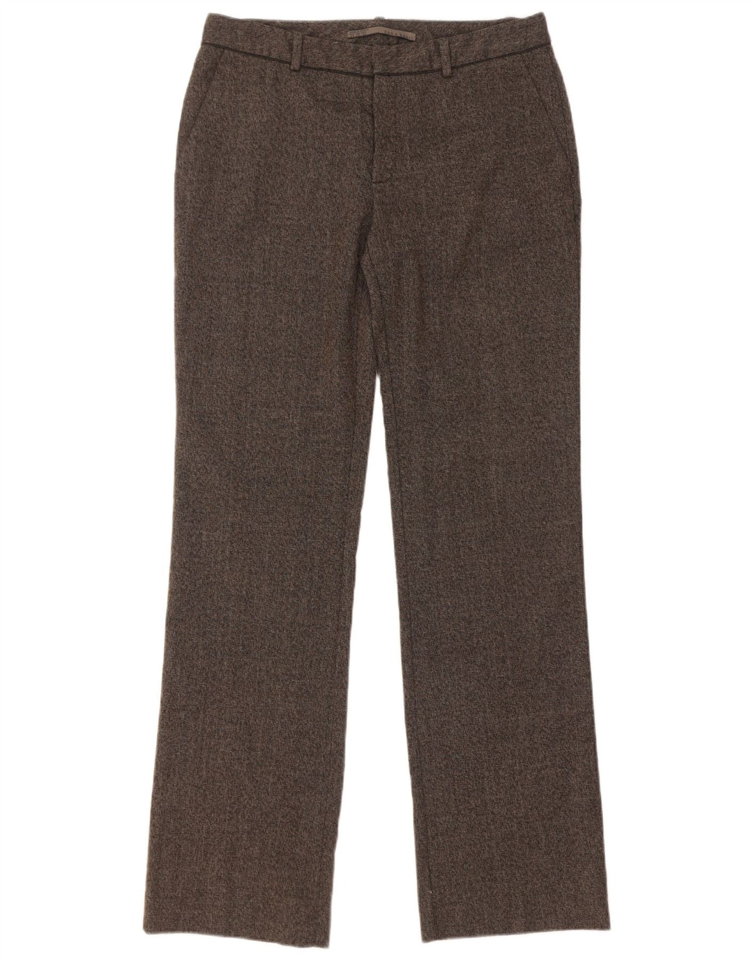 Zara Calça feminina reta EU 38 pequena W28 L32 cinza