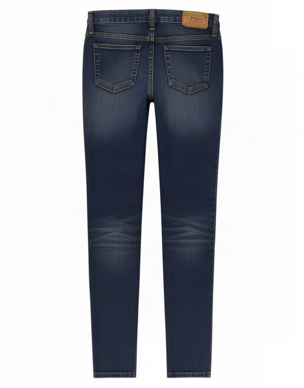 Polo Ralph Lauren Jeans Skinny para Meninas 13-14 Anos W28 L28 Azul Algodão