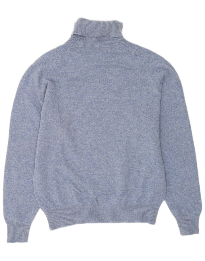 Suéter masculino Kappa com gola redonda e lã manchada azul grande