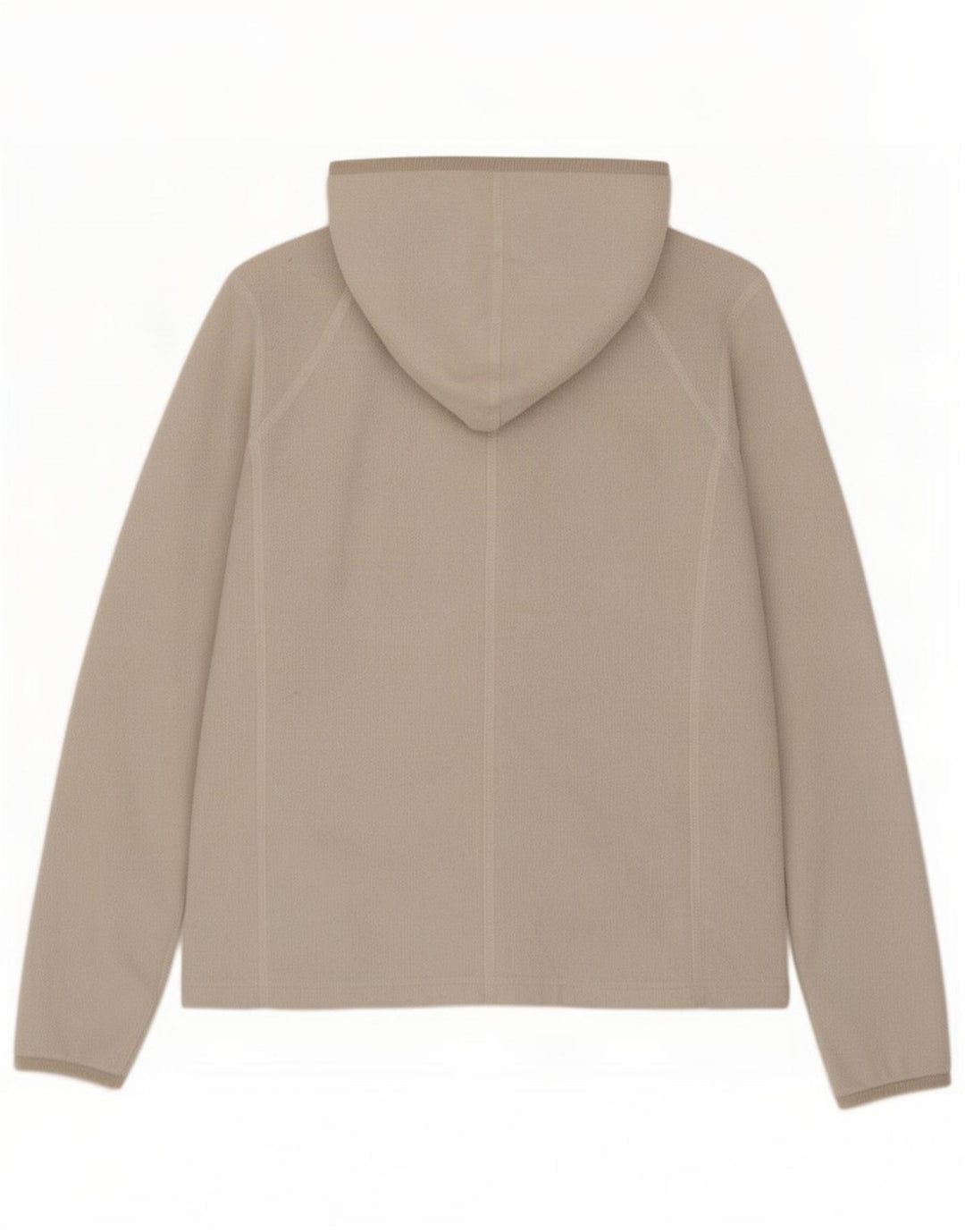 Jaqueta de lã com capuz feminina The North Face UK 12 poliéster bege médio