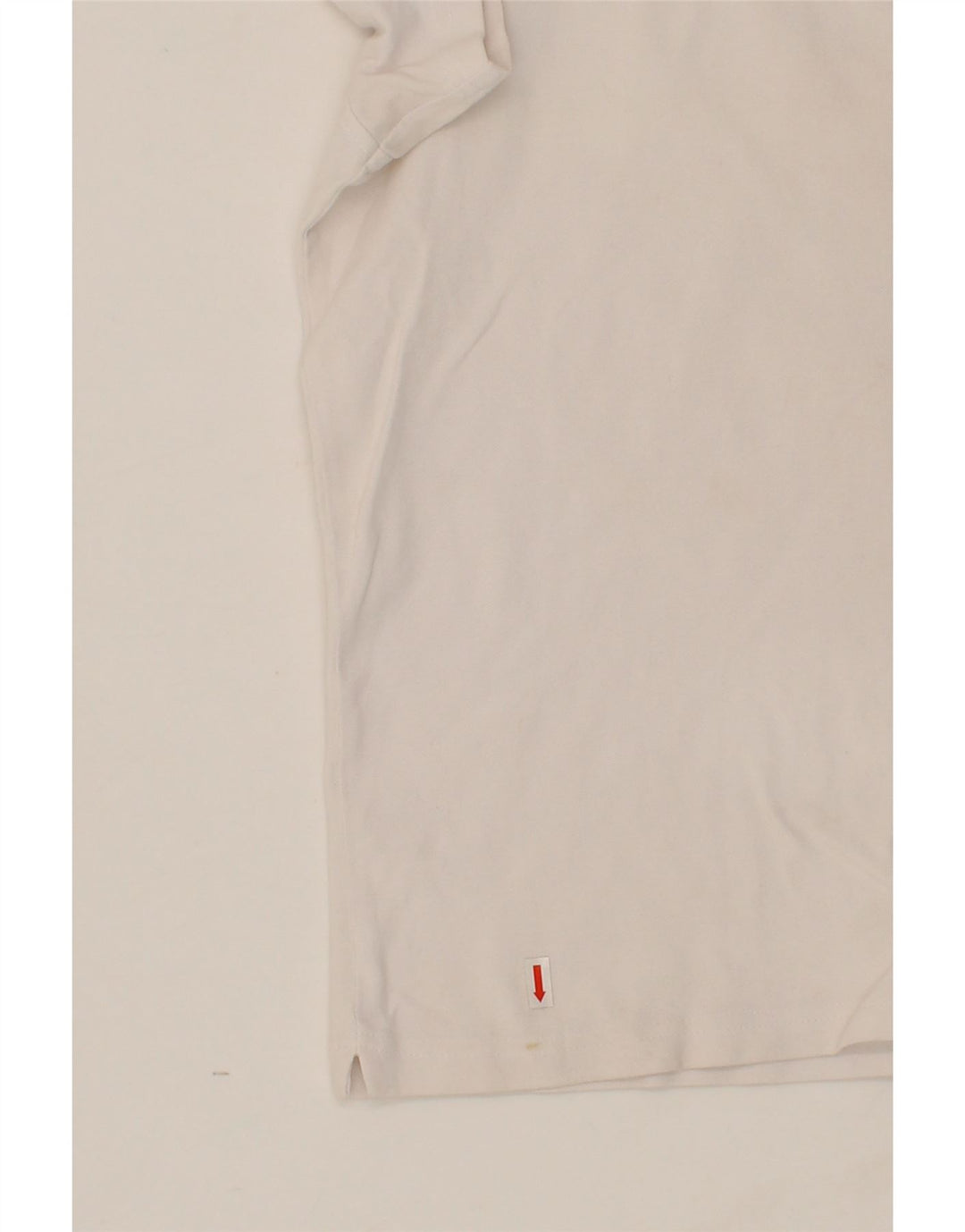 K-WAY Womens Polo Shirt UK 14 Medium White Vintage K-Way and Second-Hand K-Way from Messina Hembry 