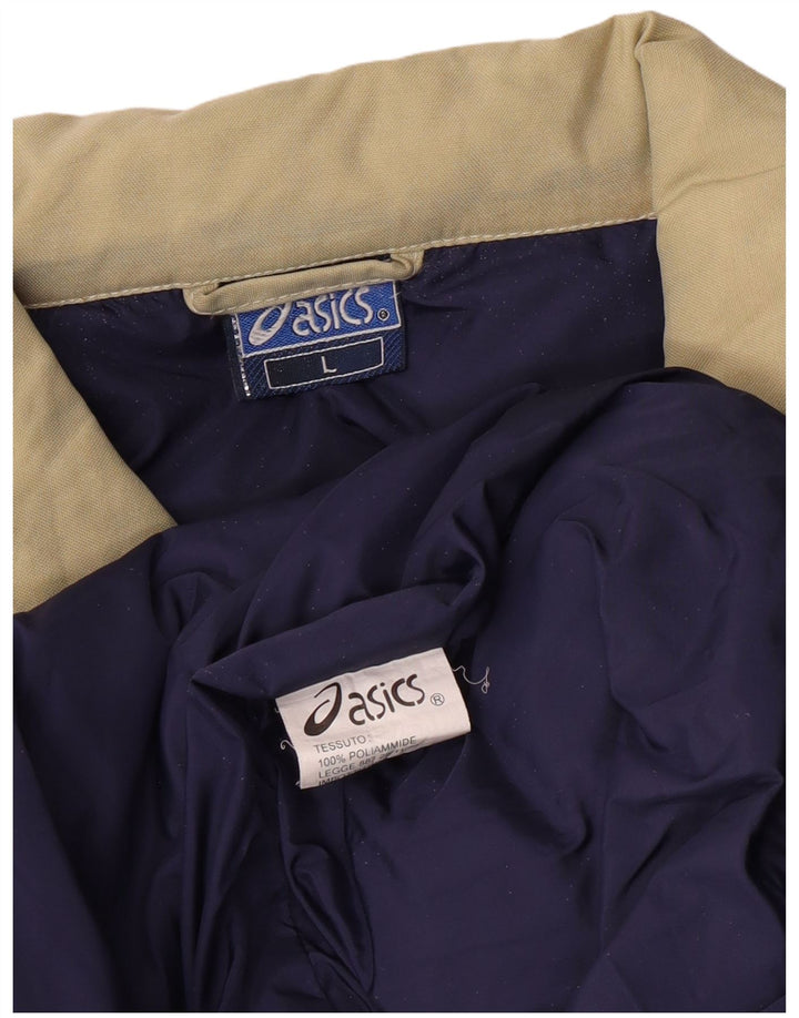 Asics Mens Padded Gilet UK 40 Grande Bege Poliamida