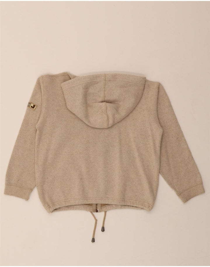 GUESS Boys Hooded Cardigan Sweater 9-10 Years Beige Cotton Vintage Guess and Second-Hand Guess from Messina Hembry 