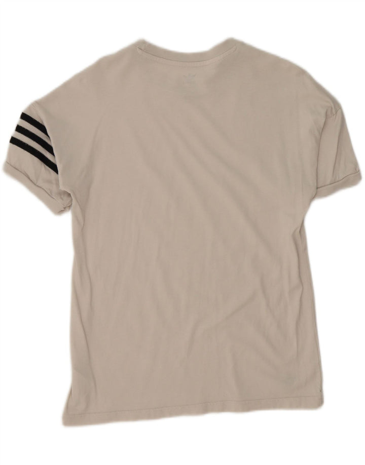 ADIDAS Girls T-Shirt Top 12-13 Years Off White Vintage Adidas and Second-Hand Adidas from Messina Hembry 