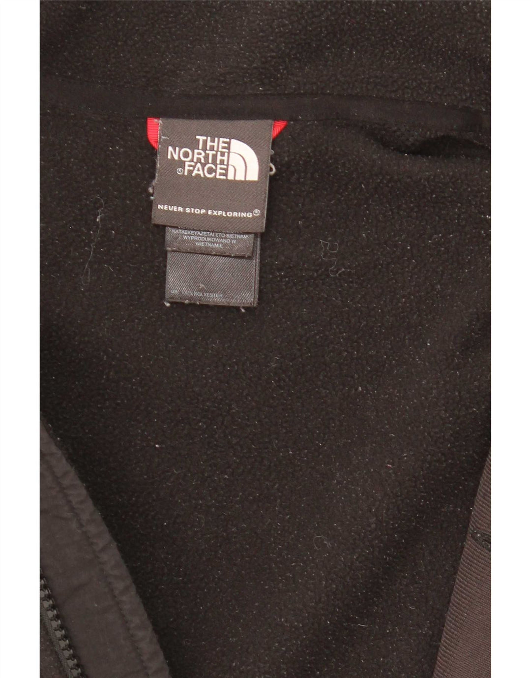 Jaqueta masculina The North Face Graphic Liner Fleece Reino Unido 40 grande poliéster preto