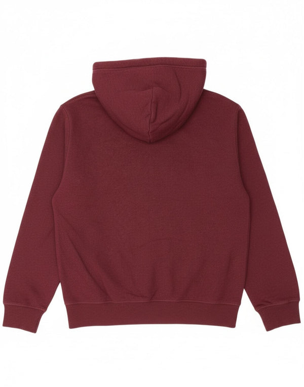 Superdry Mens Hoodie Jumper XL Borgonha Algodão